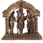 Pure Brass Ram Darbar Idol Intricate Carvings 4 Inch - Miniature Masterpiece | Jaipurio